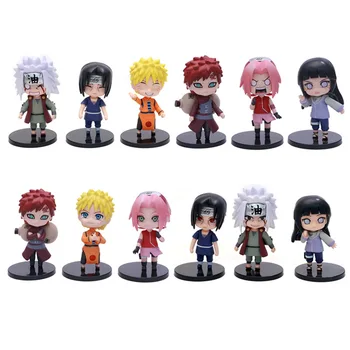 Naruto Uzumaki Naruto Boruto Jiraiya Aibă Hinata Gaara Haruno Sakura PVC figurina Model pentru Copii Jucarii Papusa 6pcs/set