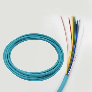 100Mtr 8 nuclee 12 nuclee pachet fibra optica cablu MINI 3.0 mm GJFJV interior OM3 50/125um MM 8/12 fibre optice fibre de sârmă ELINK