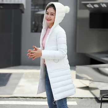 De vânzare la cald femei lungă mari guler de lână de bumbac căptușit jacheta de iarna de dimensiuni mari, haine de bumbac jos hanoracul 8805