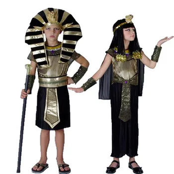 Halloween Purim Cleopatra Faraonul Egiptean Costum De Cosplay De Absolvire Rochii Fete Pentru Copii Costume