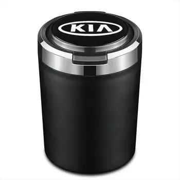 Pentru Kia Auto Scrumiera Auto Logo-ul Cu Led-uri Lumini de Acoperire Cerato Forte Optima K2 K3 Rio3 K9 KX3 KX5 Personalitate Creatoare Scrumiera