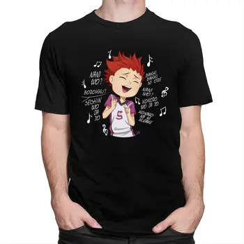Moda Haikyuu Tricou Satori Tendou T-Shirt Din Bumbac Cu Mânecă Scurtă Tricou De Vara Anime Manga Volei Tee Topuri Merch Îmbrăcăminte