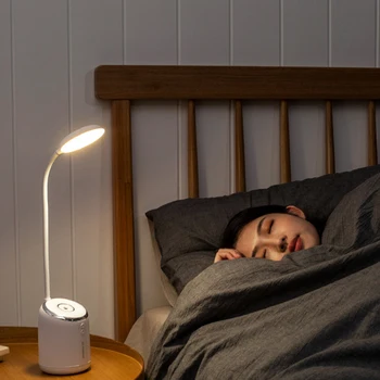 USB Reîncărcabilă Umidificator de Aer cu LED Birouri Lampă de Masă Intensitate Reglabilă Lumină pentru Citit Lampa cu 3 Moduri de Lămpi de Birou