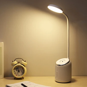 USB Reîncărcabilă Umidificator de Aer cu LED Birouri Lampă de Masă Intensitate Reglabilă Lumină pentru Citit Lampa cu 3 Moduri de Lămpi de Birou