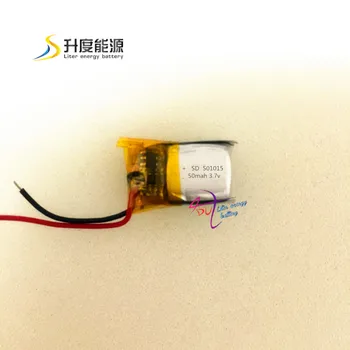 Baterie de mici pentru mouse 501015 3.7 v bluetooth baterie li-polimer baterie 50mah 501015