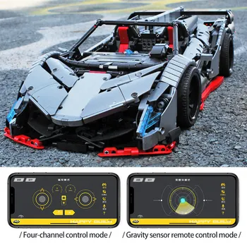 Technic City RC/non-RC MOC Masina Sport Vehicul Blocuri Creator de Control de la Distanță de Curse Supercar Cărămizi Seturi de Jucării pentru Băieți