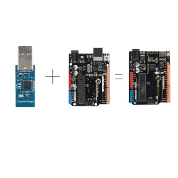 Keywish Placa de Dezvoltare Arduino R3 cu Interfață Micro și Bluetooth 4.0 Modul Wireless ,Baza pe ATmega328P
