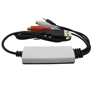 EZCAP USB pentru Captura Audio Casetofon Cu CD/MP3 Converter MP3, WMA, WAVE Recorder Editare Audio Digital RCA R/L audio de 3,5 mm de intrare