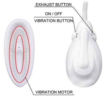 OLO Supt Vibratoare Limba Vibratoare Electrice Pompa de Vid Biberon Suge Cupa Stimulator Clitoris Jucarii Sexuale Pentru Femei Vagin Pompa