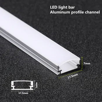 10-100 buc DHL 1m CONDUS profil de aluminiu pentru 5050 5730 LED de greu fascicul de lumină LED carcasa din aluminiu cu capac