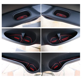 Pentru Hyundai Sonata DACĂ 2016 2017 2018 2019 Cauciuc Anti-alunecare Mat Usa Groove Cupa pad Poarta slot Coaster Interior Accesorii