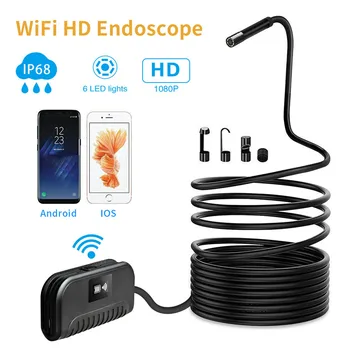 200w Wireless Endoscop WiFi Camera HD rezistent la apa Camera pentru Android,iOS Smartphone și Tabletă Endoscopio pentru Autoturisme Endoskop