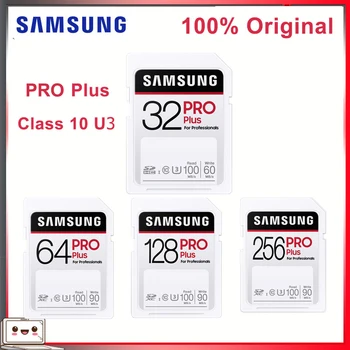 Original SAMSUNG Extreme Pro/Ultra 64GB Card SD, Card de Memorie de 32GB flash card de 128GB 256 GB Clasa 10 U3 Pentru 1080p 3D Full HD Camera