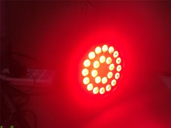 24x18 W RGBWA + UV 6in1 DMX LED Par CONDUS de Lujo los dere dj iluminacion 6in1 rgbwa uv llevo luz de la igualdad DJ dmx luz