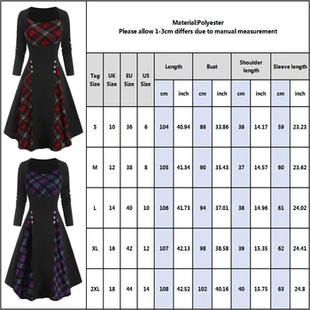 Vintage Square Guler Carouri Rochie de Femeie 2020 Primăvară Toamnă Negru cu Maneci Lungi Britanic Rochii tunica pentru Femei halat femme D30