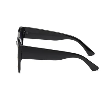 Femeile Puncte 2020 Overized ochelari de Soare Moda Nuante Cadru Mare, Ochi de Pisica ochelari de Soare pentru Femei Brand de Lux oculos de sol feminino