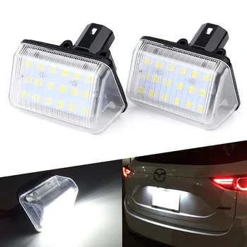 2 buc Nici o Eroare LED-uri Auto Numărul de Înmatriculare Lumina pentru Mazda 6 2003-2008 CX-7 2007-2012 CX-5 CX 5 7 2013 Viteza 6 Accesorii
