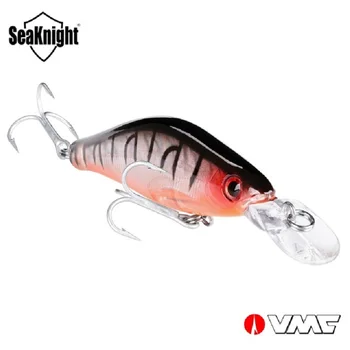 SeaKngiht Brand SK043 Serie de Pescuit Nada 1buc/Lot Peștișor Momeala 6.5 g 65mm/2.56 în Ripbait Minnow Pesca VMC Hooks Momeală de Pescuit