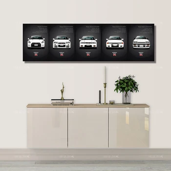 Arta de perete, Tablouri Canvas Classic Retro Nissan Skyline GTR Poze Noptiera Acasă Decorative, Postere HD Imprimare opera de Arta Murala