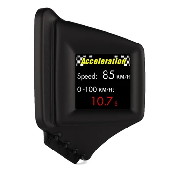 OBD + GPS Sistem Dual Head-up Display Auto Digital Hud GPS Vitezometru Depășirea vitezei de Alarmă de Viteză Masina Proiector Overspeed