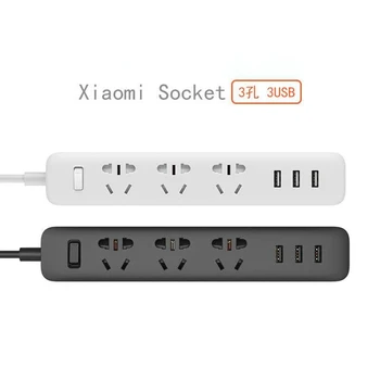 Xiaomi plug-in bord 3USB 2A încărcare rapidă plug rand multi-funcția de uz casnic comutarea trageți placa de cabluri în regulamentele