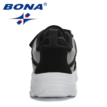 BONA 2020 New Sosire Pantofi Sport Pantofi de Moda Respirabil Copil Adidasi de Mers pe jos de Încălțăminte Adolescent Pantofi sport Copii Confortabil