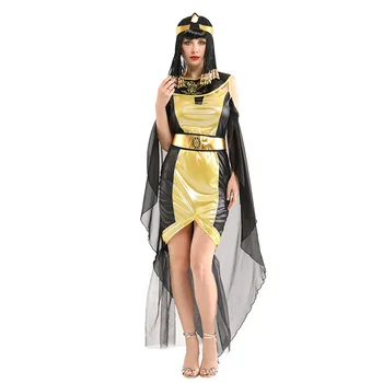 Femei Cleopatra Princess Costum Cosplay Adult Doamnelor Halloween Fantasia Egiptul Antic, Regina Cosplay Fancy Party Dress Up Tinuta