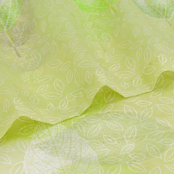 Frunză verde Pur Perdele pentru Camera de zi Dormitor Bucatarie Moderna Voile Pur Perdele pentru Ferestre Perdele Tul Draperii ZH410Y