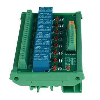 8 canale Tensiunea de Declanșare Releu Modulul PLC într-adevăr modul optocuplor modul releu cu montare pe șină DIN. Control PLC module