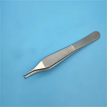 ADAMSON Forcep 12 cm din Oțel Inoxidabil Chirurgie Plastica Pensete Țesut Forceps Medicale Dressing Forceps Lățime de 0,4 mm, Cu 1*2 Cârlig