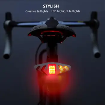 Bicicleta Bicicleta Lumina De Semnalizare La Distanță Fără Fir De Control De Biciclete De Munte Stop Noapte De Echitatie De Siguranță De Avertizare Lampa Stop