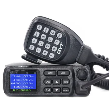 QYT KT-5800 12/24V 25W Mini Masina de Ham Radio VHF UHF Dual Band Quad-Standby Ecran Color Mobile de Emisie-recepție Camion KT 5800