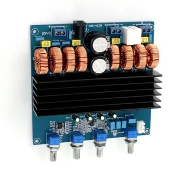 TDA7498 Modul Amplificator 2.1 Canale 200W+100W+100W 4ohm Clasa D Amplificator de Bord + Ton Ajustat PCB Bord