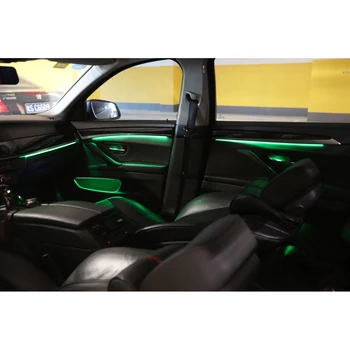 Pentru BMW seria 5 F10 F11, F18 2010-2018 Masina neon usi de interior lumina ambientala 9-culoare Auto decorative Atmosfera LED strip lumini