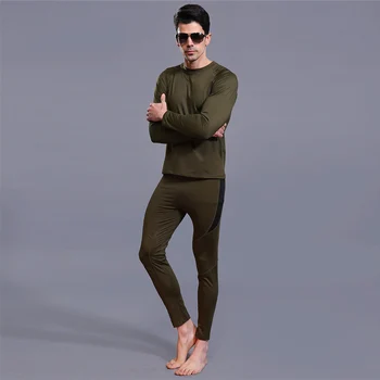 De Vânzare la cald 2020 Nou de Lenjerie de corp Termică Pentru Barbati Long Johns Iarnă de sex Masculin Termo Tricou+pantaloni Set de Warm Fleece Gros Marimea S-XXXL