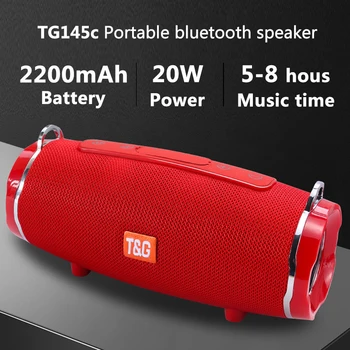 20W Difuzor Portabil Bluetooth Wireless Super Bass Coloana Subwoofer Stereo 3D Music Center BoomBox Impermeabil în aer liber AUX/TF/USB