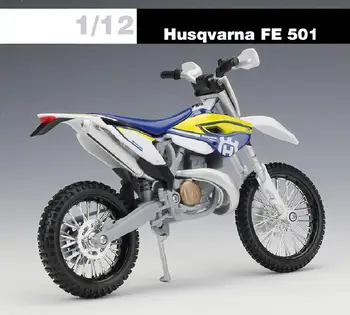 1:12 Model de Motocicleta Husqvarna Fe 501 Motocicleta Off-road Model de Simulare Jucărie pentru Copii Cadou de Ziua Model de Motocicletă de Jucărie