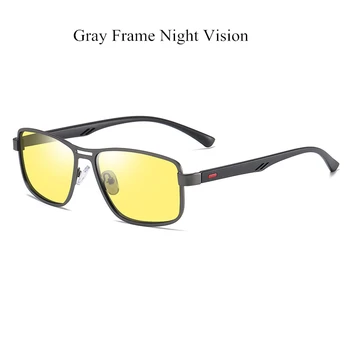 Clasic de ochelari de Soare de Designer 2021 Tendință Retro Zi, noapte de Noapte Viziune ochelari de soare de Conducere de sex Masculin Dreptunghi Polarizat Ochelari de Soare Pentru Barbati TR90