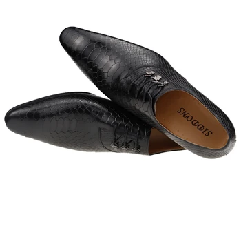 Pantofi barbati formale pantofi bărbați piele de Vaca Zapatos sociale, de sex masculin rochie de Mireasa sapato haimana oxford Serpentine de imprimare Reale