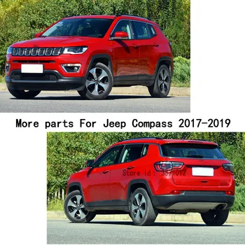 Pentru Jeep Compass 2017 2018 2019 2020 Car Styling Interior Garnitura Capac Detector Trim Fața Aer Condiționat Priza De Aerisire Cadru Parte