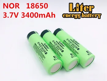 Litru de energie a bateriei original 18650 3400mAh baterie NOR18650B 3.7 V litiu-ion Rechargebale baterie