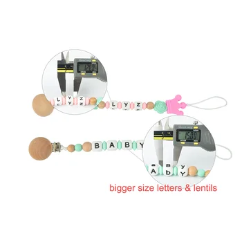 LOFCA Silicon Alfabetul Margele 50pcs jucării Teether Margele BPA free de Calitate Alimentară Pentru Copii Jucării DIY Accesorii Îngrijire Colier Face