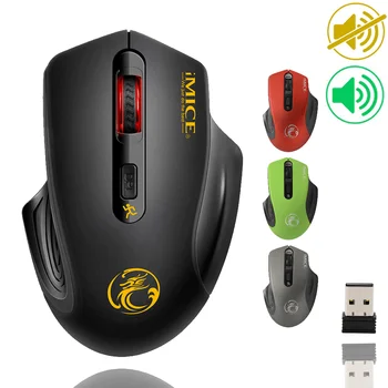 USB Mouse-ul fără Fir 2000DPI Reglabil USB 2.0 Receptor Optic Mouse de Calculator 2.4 GHz Șoareci Ergonomice Pentru Laptop PC Silent Mouse-ul