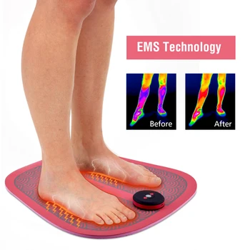 Electric EMS Picior Masaj ABS Fizioterapie Revitalizarea Pedichiura Zeci Picior Vibrator Wireless Picioare Stimulator Muscular Relaxați-vă Corpul