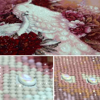 Meian Speciale în Formă de Diamant Broderie China Animal de Păun 5D Diamant Pictura Cross Stitch 3D Diamond Mozaic Decor