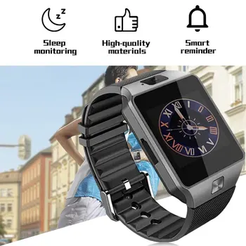 Noi DZ09 Smartwatch Ceas Inteligent Digital Barbati Ceas Bluetooth cu SIM Card TF Camera Pentru Apple iPhone Samsung Telefon Mobil Android