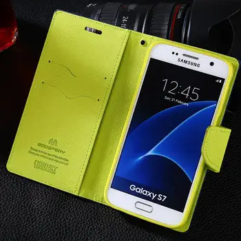 Goospery Original Portofel Din Piele Flip-Caz Acoperire Pentru Samsung Galaxy A10 A20 A30 A40 A50 A70 M10 M20 M30 S10 S9 S8 S7 Edge Plus