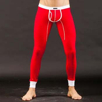 New sosire bărbați lung johns Modal mens pantaloni cald elastic subțire linie de moda pentru bărbați lenjerie sexy strâns legging lung Johns