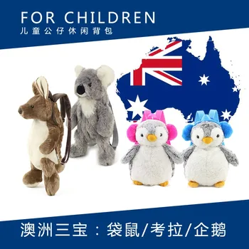 Jucărie de pluș Papusa Grădiniță Mic Sac de Școală Copiii Rucsac Australian Kangaroo Rucsac a5420