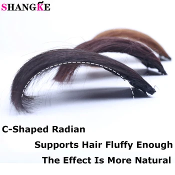 SHANGKE Sintetic Mini Păr Pad Parul Natural Negru Maro Extensie de Păr Clipuri În Mesa de Par Pentru Femei